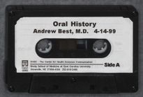 Oral History Interview with Dr. Andrew Best April 14, 1999